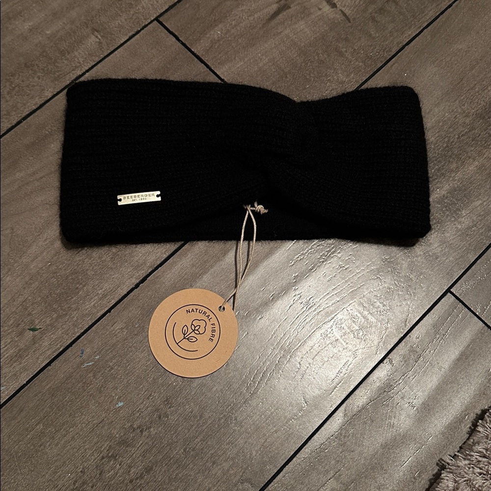 NWT women’s black headband SEEBERGER SCARF